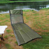 Maxbell Portable Folding Camping Chair Compact Sturdy Wear Resistant Mesh Lawn Chair Green