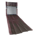 Maxbell Portable Folding Camping Chair Compact Sturdy Wear Resistant Mesh Lawn Chair Brown