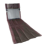 Maxbell Portable Folding Camping Chair Compact Sturdy Wear Resistant Mesh Lawn Chair Brown