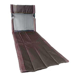 Maxbell Portable Folding Camping Chair Compact Sturdy Wear Resistant Mesh Lawn Chair Brown