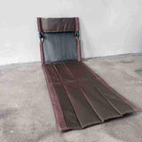 Maxbell Portable Folding Camping Chair Compact Sturdy Wear Resistant Mesh Lawn Chair Brown