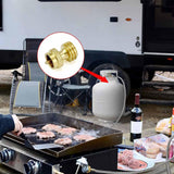 Maxbell Propane Tank Adapter Convert Brass Propane Regulator Adapter for BBQ Outdoor