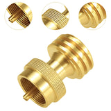Maxbell Propane Tank Adapter Convert Brass Propane Regulator Adapter for BBQ Outdoor