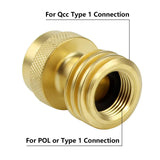 Maxbell Propane Tank Adapter Convert Brass Propane Regulator Adapter for BBQ Outdoor