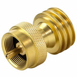 Maxbell Propane Tank Adapter Convert Brass Propane Regulator Adapter for BBQ Outdoor