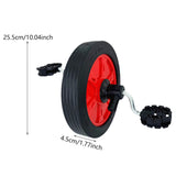 Maxbell Children Tricycle Wheel Repair Parts Non Slip Easy to Install Wheel Assembly Front Wheel Red