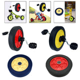 Maxbell Children Tricycle Wheel Repair Parts Non Slip Easy to Install Wheel Assembly Front Wheel Red