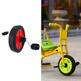 Maxbell Children Tricycle Wheel Repair Parts Non Slip Easy to Install Wheel Assembly Front Wheel Red