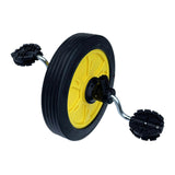 Maxbell Children Tricycle Wheel Repair Parts Non Slip Easy to Install Wheel Assembly Front Wheel Yellow