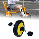 Maxbell Children Tricycle Wheel Repair Parts Non Slip Easy to Install Wheel Assembly Front Wheel Yellow