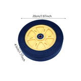 Maxbell Children Tricycle Wheel Repair Parts Non Slip Easy to Install Wheel Assembly Rear Wheel Yellow