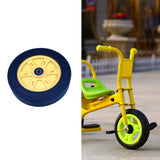 Maxbell Children Tricycle Wheel Repair Parts Non Slip Easy to Install Wheel Assembly Rear Wheel Yellow