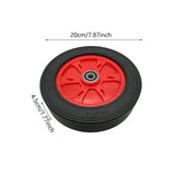 Maxbell Children Tricycle Wheel Repair Parts Non Slip Easy to Install Wheel Assembly Rear Wheel Red
