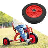 Maxbell Children Tricycle Wheel Repair Parts Non Slip Easy to Install Wheel Assembly Rear Wheel Red