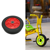 Maxbell Children Tricycle Wheel Repair Parts Non Slip Easy to Install Wheel Assembly Rear Wheel Red