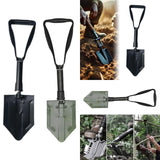 Maxbell Garden Shovel Weeding Tool Portable with Gear Hand Shovel for Farm Lawn Yard black