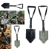 Maxbell Garden Shovel Weeding Tool Portable with Gear Hand Shovel for Farm Lawn Yard black