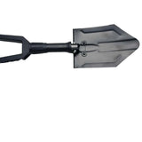 Maxbell Garden Shovel Weeding Tool Portable with Gear Hand Shovel for Farm Lawn Yard black