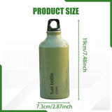Maxbell Fuel Bottle Leakproof 530ml Aluminum Fuel Storage for Outdoor