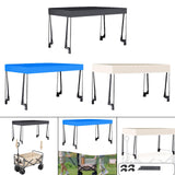 Maxbell Awning Canopy Portable Wagon Sun Shade Cover for 8inch Camping Carts Camping black