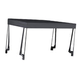 Maxbell Awning Canopy Portable Wagon Sun Shade Cover for 8inch Camping Carts Camping black