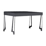Maxbell Awning Canopy Portable Wagon Sun Shade Cover for 8inch Camping Carts Camping black