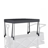 Maxbell Awning Canopy Portable Wagon Sun Shade Cover for 8inch Camping Carts Camping black
