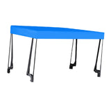 Maxbell Awning Canopy Portable Wagon Sun Shade Cover for 8inch Camping Carts Camping blue