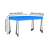 Maxbell Awning Canopy Portable Wagon Sun Shade Cover for 8inch Camping Carts Camping blue