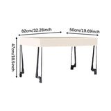 Maxbell Awning Canopy Portable Wagon Sun Shade Cover for 8inch Camping Carts Camping white