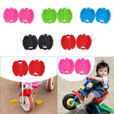 Maxbell 2Pcs Kids Bike Pedals Boys Girls Upgraded Parts Toddler Tricycle Foot Pedals Pink
