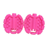 Maxbell 2Pcs Kids Bike Pedals Boys Girls Upgraded Parts Toddler Tricycle Foot Pedals Pink