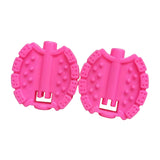 Maxbell 2Pcs Kids Bike Pedals Boys Girls Upgraded Parts Toddler Tricycle Foot Pedals Pink