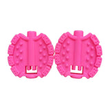 Maxbell 2Pcs Kids Bike Pedals Boys Girls Upgraded Parts Toddler Tricycle Foot Pedals Pink