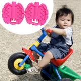 Maxbell 2Pcs Kids Bike Pedals Boys Girls Upgraded Parts Toddler Tricycle Foot Pedals Pink