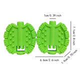 Maxbell 2Pcs Kids Bike Pedals Boys Girls Upgraded Parts Toddler Tricycle Foot Pedals Green