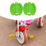 Maxbell 2Pcs Kids Bike Pedals Boys Girls Upgraded Parts Toddler Tricycle Foot Pedals Green