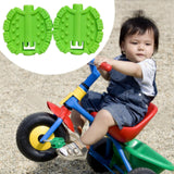 Maxbell 2Pcs Kids Bike Pedals Boys Girls Upgraded Parts Toddler Tricycle Foot Pedals Green