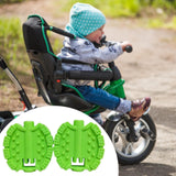 Maxbell 2Pcs Kids Bike Pedals Boys Girls Upgraded Parts Toddler Tricycle Foot Pedals Green