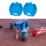 Maxbell 2Pcs Kids Bike Pedals Boys Girls Upgraded Parts Toddler Tricycle Foot Pedals Blue