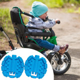 Maxbell 2Pcs Kids Bike Pedals Boys Girls Upgraded Parts Toddler Tricycle Foot Pedals Blue