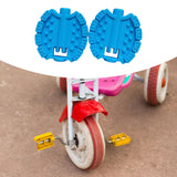 Maxbell 2Pcs Kids Bike Pedals Boys Girls Upgraded Parts Toddler Tricycle Foot Pedals Blue