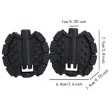 Maxbell 2Pcs Kids Bike Pedals Boys Girls Upgraded Parts Toddler Tricycle Foot Pedals Black