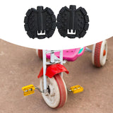 Maxbell 2Pcs Kids Bike Pedals Boys Girls Upgraded Parts Toddler Tricycle Foot Pedals Black