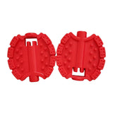 Maxbell 2Pcs Kids Bike Pedals Boys Girls Upgraded Parts Toddler Tricycle Foot Pedals Red