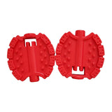 Maxbell 2Pcs Kids Bike Pedals Boys Girls Upgraded Parts Toddler Tricycle Foot Pedals Red