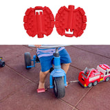 Maxbell 2Pcs Kids Bike Pedals Boys Girls Upgraded Parts Toddler Tricycle Foot Pedals Red