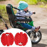 Maxbell 2Pcs Kids Bike Pedals Boys Girls Upgraded Parts Toddler Tricycle Foot Pedals Red
