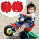 Maxbell 2Pcs Kids Bike Pedals Boys Girls Upgraded Parts Toddler Tricycle Foot Pedals Red