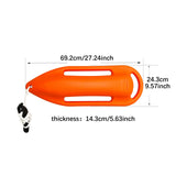 Maxbell Rescue Buoy with Adjustable Waist Belt for Swim Training Snorkeling Drifting